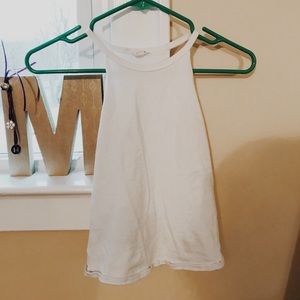 Garage tank crop top